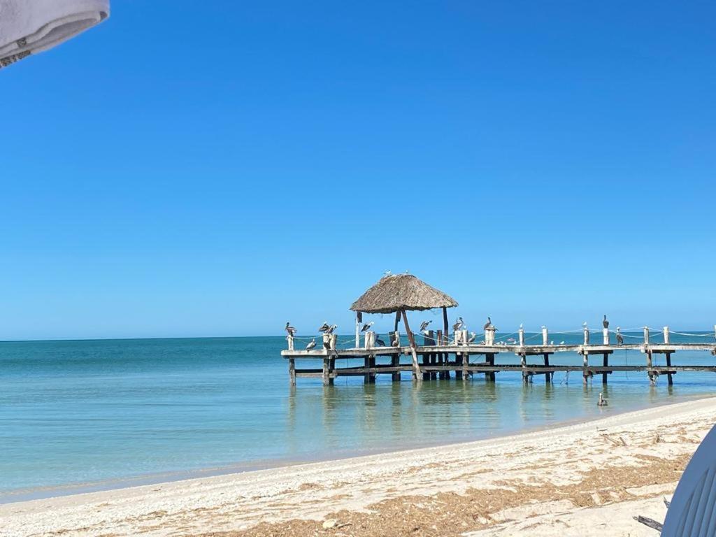 Two Bedroom Beachfront Villa Celestun Exterior foto