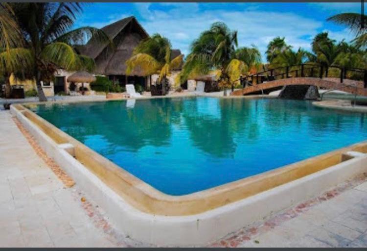Two Bedroom Beachfront Villa Celestun Exterior foto